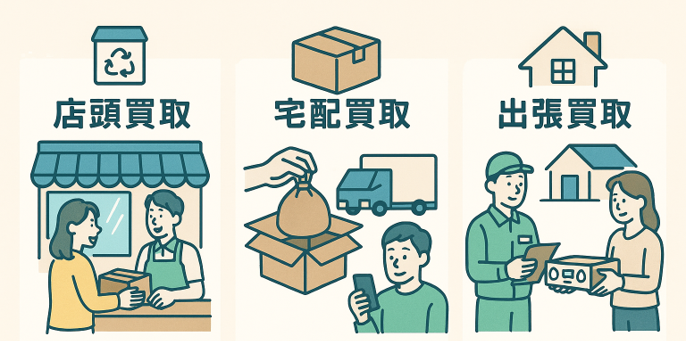 出張,宅配,店頭査定