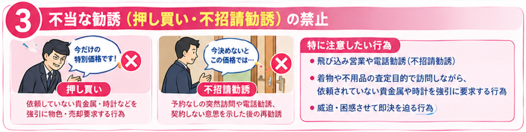 出張買取の消費者保護ガイド3