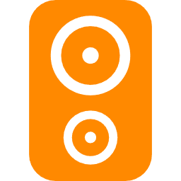 角丸のスピーカーアイコン