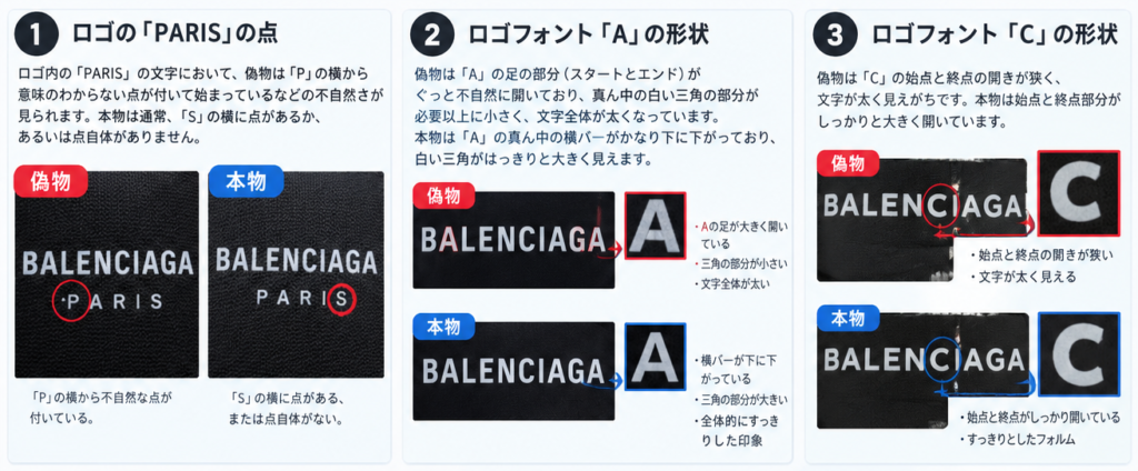 バレンシアガ真贋チェック1