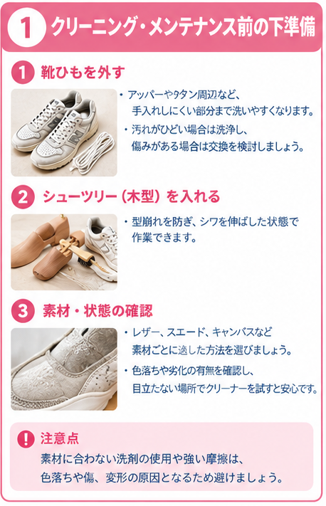 ブランドスニーカー査定前メンテナンス術1