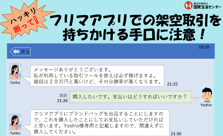 個人取引,トラブル事例