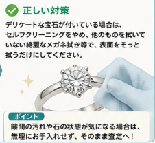 ティファニー製品の正しいお手入れガイド宝石の特性2