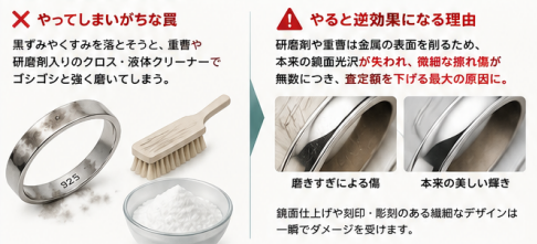 ティファニー製品の正しいお手入れガイド研磨剤1