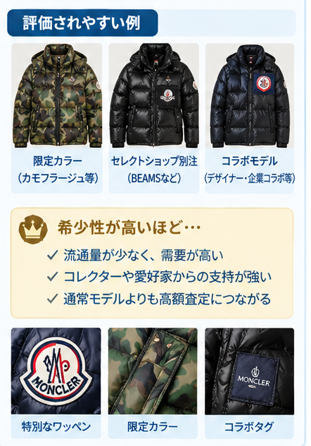 モンクレール旧モデル査定の重要ポイント2