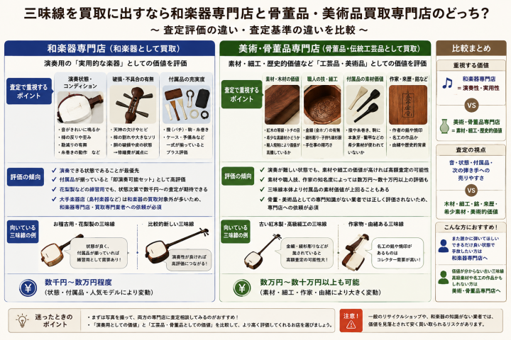 三味線買取専門店比較ガイド