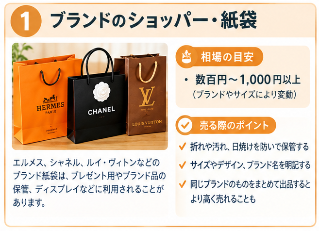 ブランド付属品の賢い現金化ガイド1