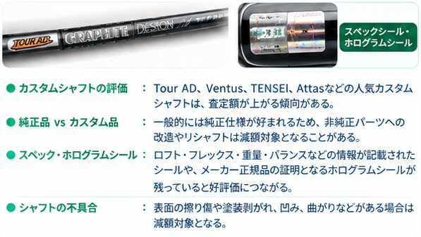 ゴルフクラブ査定ポイント5選2