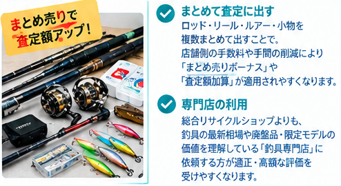 釣り具の買取価格を左右する6つのポイント5