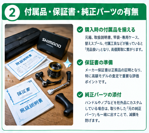 釣り具売却前の6つの準備ポイント2