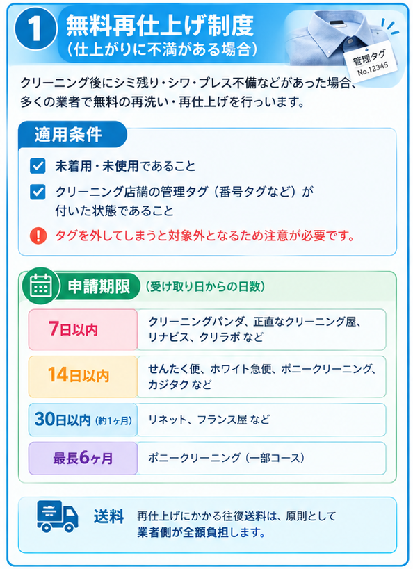 宅配クリーニングのトラブル対策ガイド1
