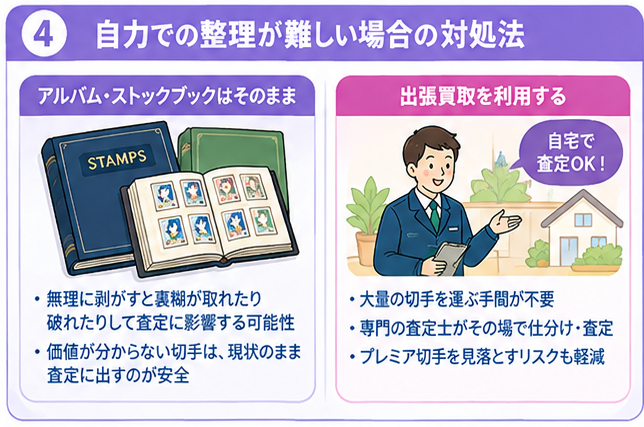 切手仕分け・査定準備ガイド4