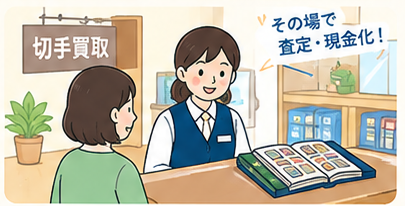 切手買取方法の費用とリスク比較3