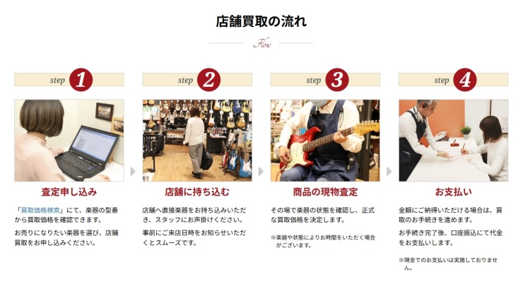 島村楽器 店頭買取