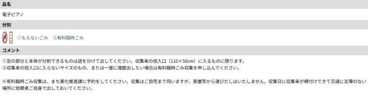宇治市_電子ピアノ処分
