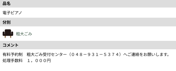 草加市_電子ピアノ処分