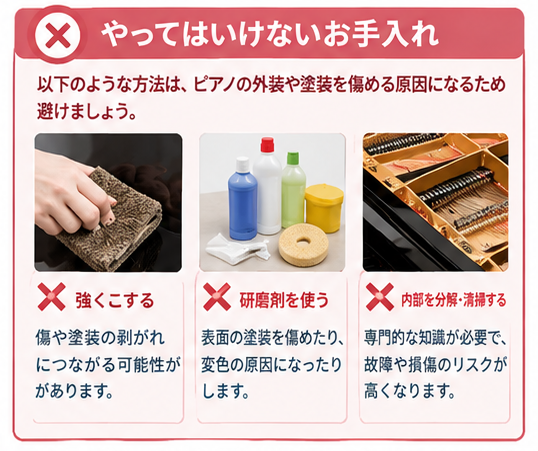ピアノ買取前のお手入れガイド2