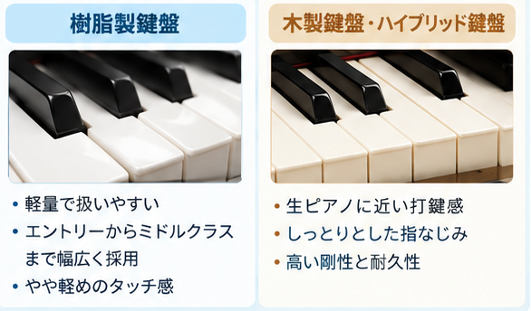 鍵盤の構造とタッチ感ガイド1