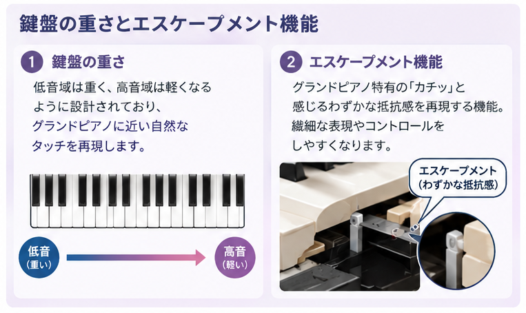 鍵盤の構造とタッチ感ガイド2