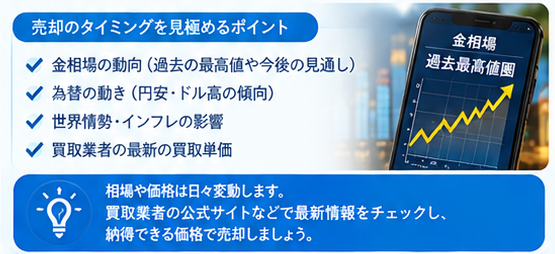 18金を高く売る5つのポイント5