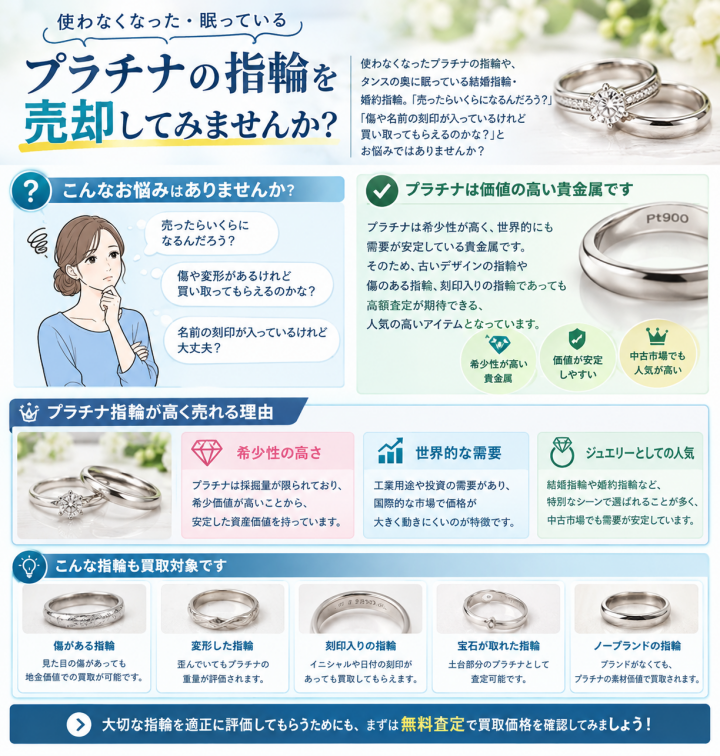 プラチナ指輪売却ガイド 恒一