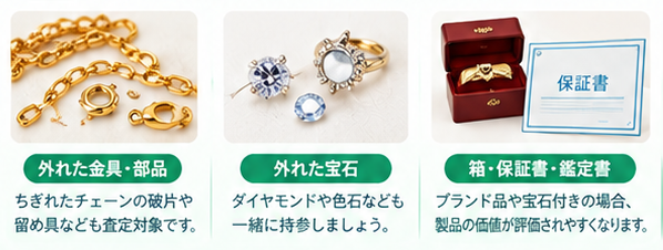 壊れた金を売る前の3つの注意点3-1