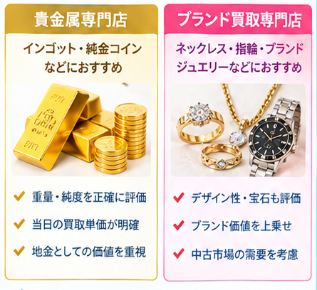 損をしない金買取店選び 3つのチェックリスト1