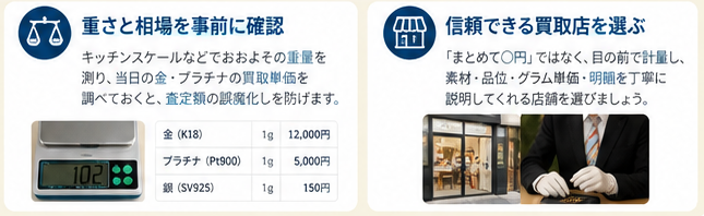 遺品整理の貴金属買取ガイド4-2