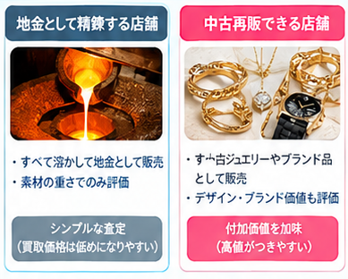 金の買取価格が違う6つの理由3
