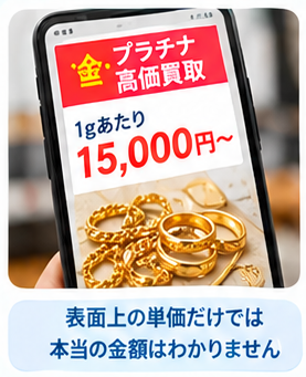 金買取広告に惑わされない比較ガイド1