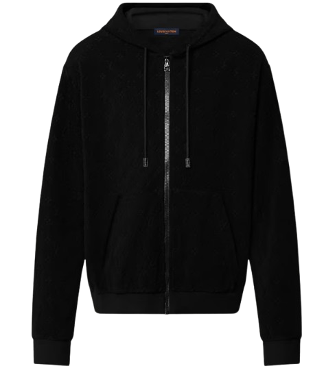 モノグラムフレンチテリージップスルーフーディ