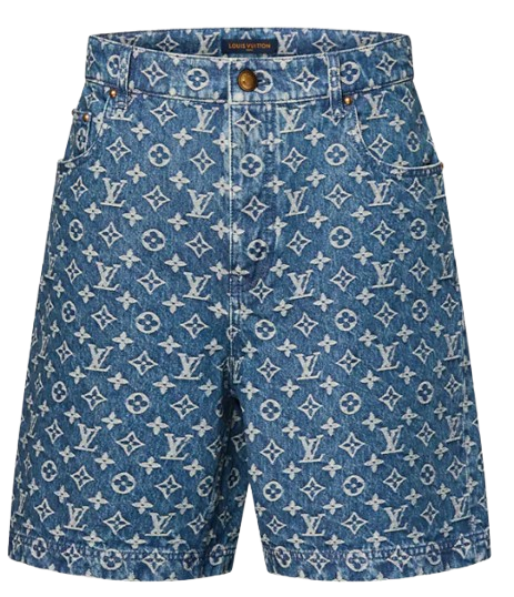 モノグラム デニムショーツ