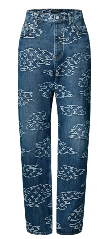 モノグラム デニム スケートパンツ