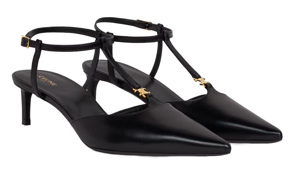 processed_CELINE キトゥン Tバーストラップ パンプス