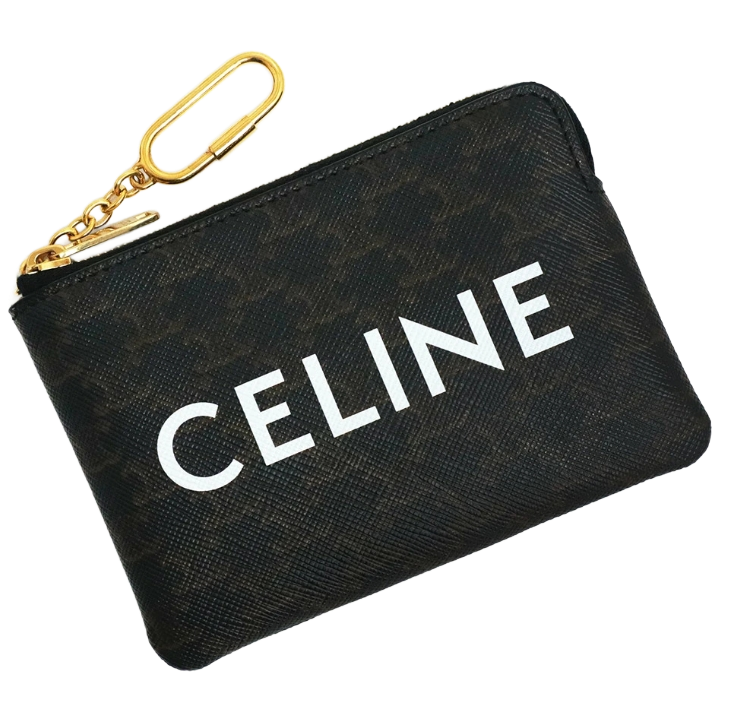 processed_CELINE コイン＆カードポーチ フック付き コインケース