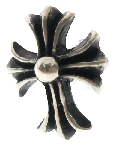 processed_CH CRS CHクロス スタッズピアス シルバー BCA407