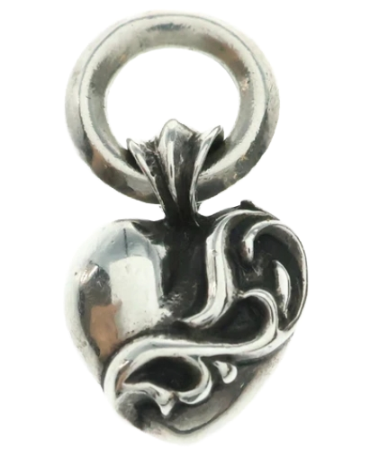 processed_HEART CHARM ハートチャーム ペンダントトップ シルバー BCA277