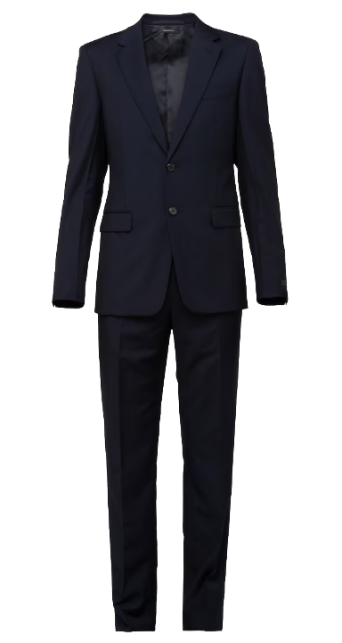 processed_ウールxモヘア シングルブレスト スーツ プラダ スーツ（セットアップ）