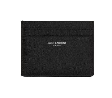 processed_クラシック サンローラン カードケース（ブラック グレインパウダー テクスチャードレザー）