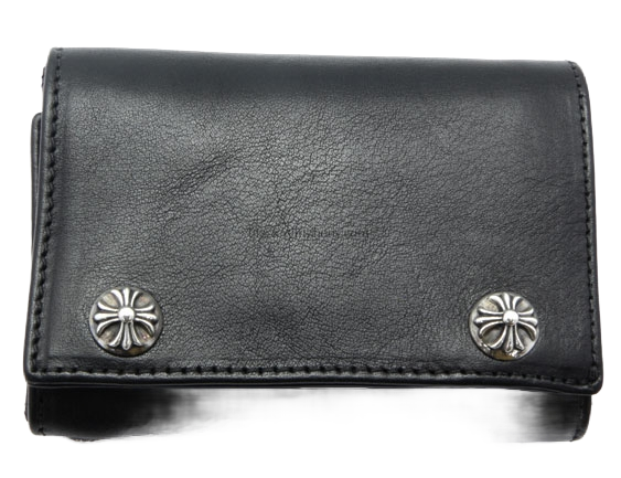 processed_クロムハーツ 3フォールド ウォレット CH フォールド 財布（レザー）