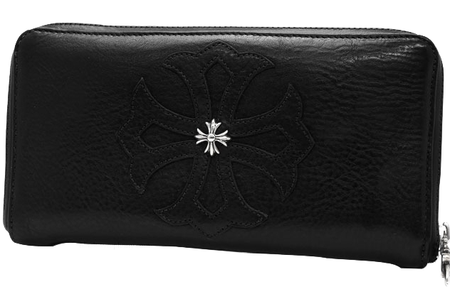 processed_クロムハーツ REC F ジップ #2 ウォレットCHプラスパッチ&シルバー