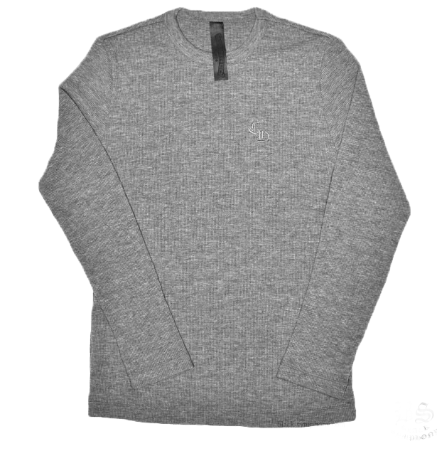 processed_クロムハーツ ワッフルカットソー CH ロゴ グレー（長袖）