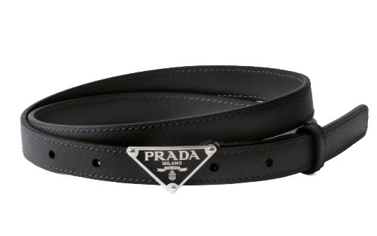 processed_サフィアーノレザー ベルト 三角ロゴ ベルト