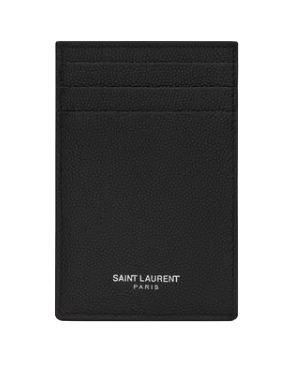 processed_サンローラン ビルクリップ カードケース（グレイン・ド・プードルエンボスレザー）