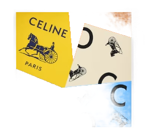 processed_セリーヌ シルクスカーフ スクエアスカーフ