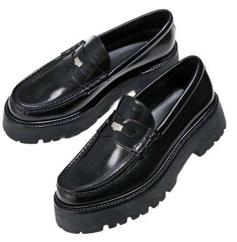 processed_セリーヌ レザー ローファー