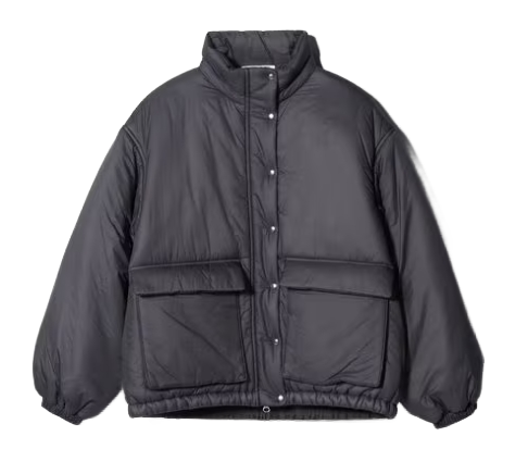 processed_ナイロンパデッド スタンドカラーブルゾン