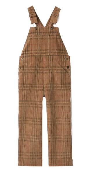 processed_バーバリー チェック コーデュロイ ダンガリー