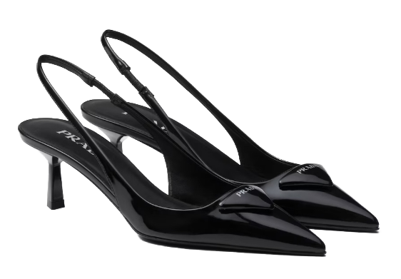 processed_パテントレザー スリングバックパンプス